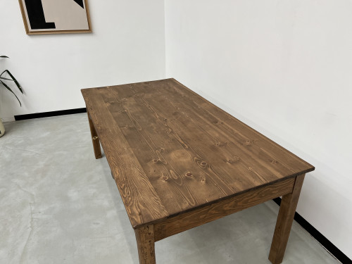 Table de ferme Circa 1950 à 3 tiroirs, vue 16