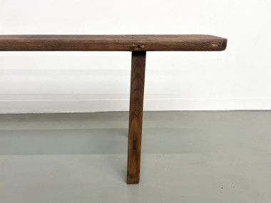 Banc ancien en chêne massif, vue 7