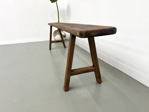 Banc ancien en chêne massif, vue 8