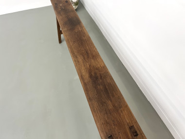 Banc ancien en chêne massif, vue 10