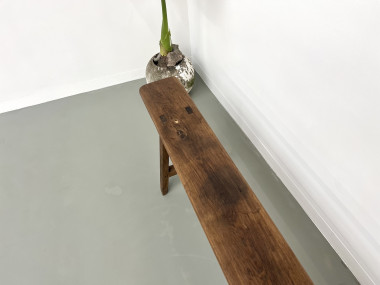 Banc ancien en chêne massif, vue 11