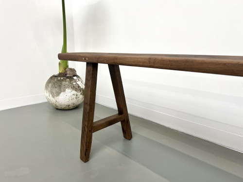 Banc ancien en chêne massif, vue 12