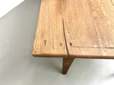 Table de ferme en chêne et cerisier massif, vue 27
