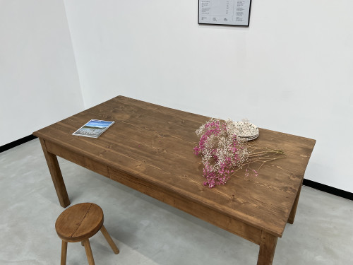 Table de ferme Circa 1950 à 3 tiroirs, vue 23