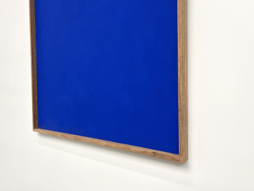 Grand tableau contemporain bleu Klein, vue 5