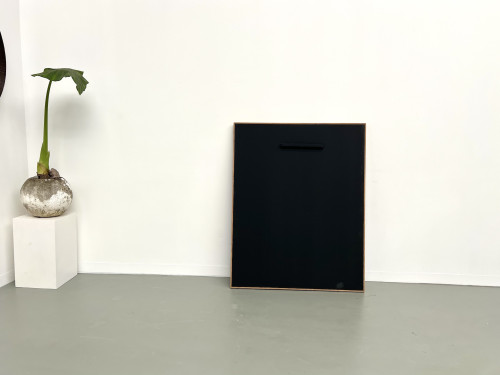 Grand tableau contemporain bleu Klein, vue 11