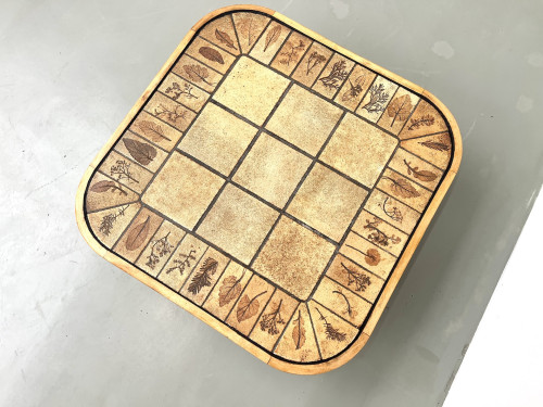 Table basse Roger Capron, modèle Herbiers en hêtre, vue 7