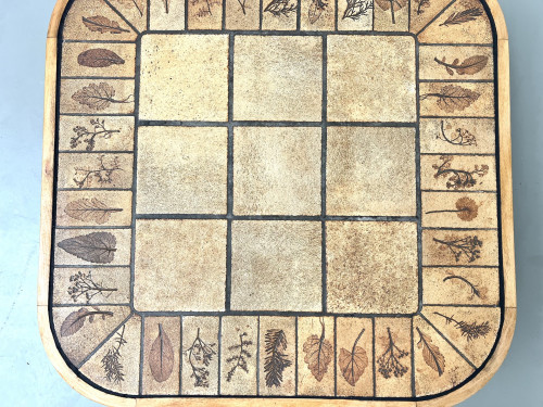 Table basse Roger Capron, modèle Herbiers en hêtre, vue 8
