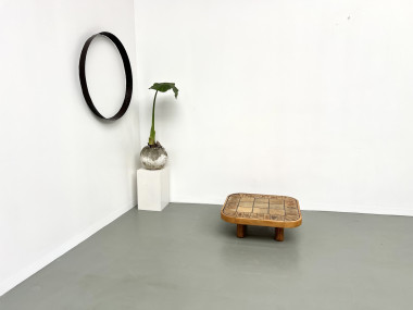 Table basse Roger Capron, modèle Herbiers en hêtre, vue 15