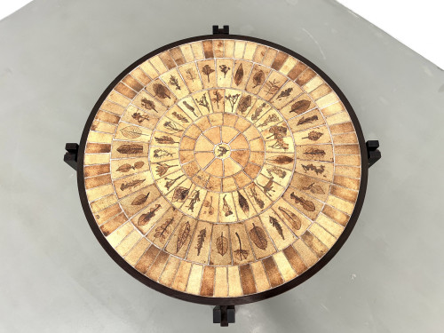 Table basse "Les Herbiers" par Roger Capron, vue 8
