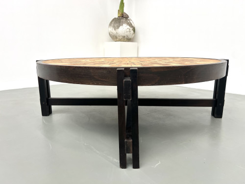 Table basse "Les Herbiers" par Roger Capron, vue 9