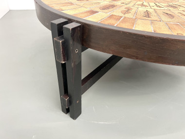 Table basse "Les Herbiers" par Roger Capron, vue 11
