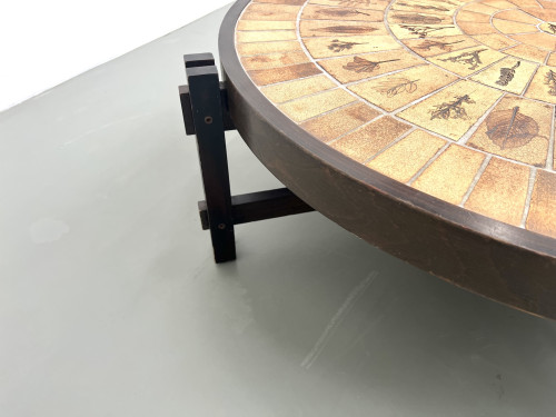 Table basse "Les Herbiers" par Roger Capron, vue 13