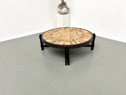 Table basse "Les Herbiers" par Roger Capron, vue 16