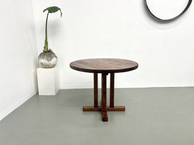 Table en pin ronde "occasionnelle" Les Arcs, vue 8