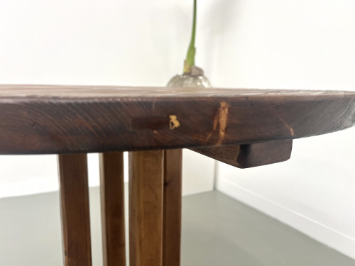 Table en pin ronde "occasionnelle" Les Arcs, vue 12