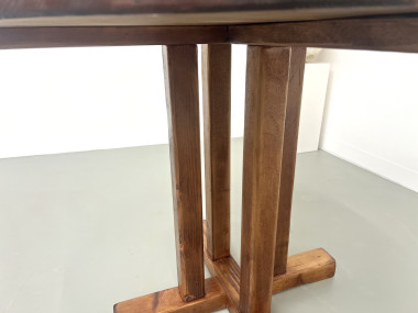 Table en pin ronde "occasionnelle" Les Arcs, vue 13