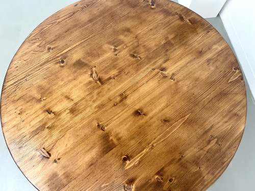 Table en pin ronde "occasionnelle" Les Arcs, vue 15