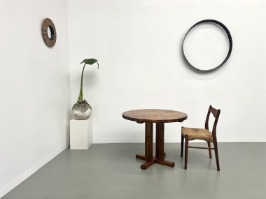 Table en pin ronde "occasionnelle" Les Arcs, vue 17