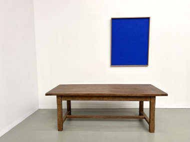 Grande table de ferme en chêne à rallonges, vue 3