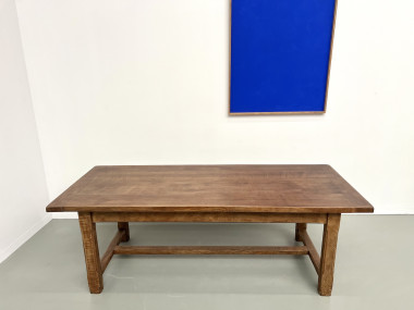 Grande table de ferme en chêne à rallonges, vue 4