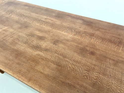 Grande table de ferme en chêne à rallonges, vue 18