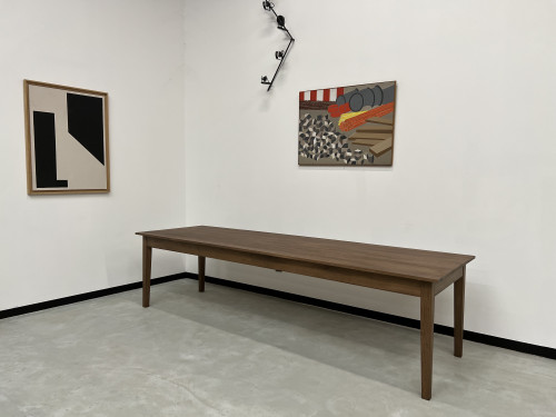 Grande table de ferme 300 X 90 cm "Dark Brown", vue 3