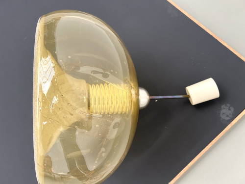 Suspension en pâte de verre soufflé, années 70, vue 5