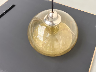Suspension en pâte de verre soufflé, années 70, vue 9