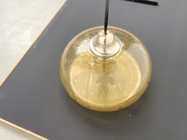Suspension en pâte de verre soufflé, années 70, vue 10