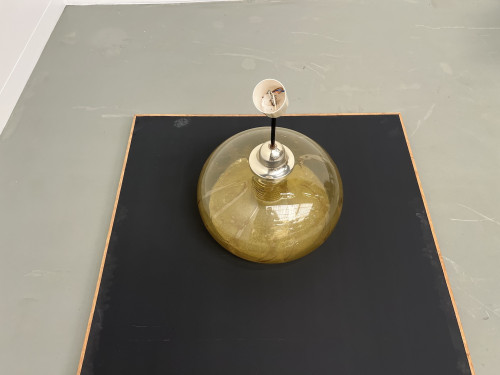 Suspension en pâte de verre soufflé, années 70, vue 11