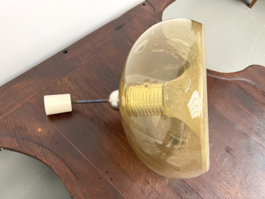 Suspension en pâte de verre soufflé, années 70, vue 14