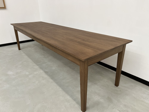 Grande table de ferme 300 X 90 cm "Dark Brown", vue 5