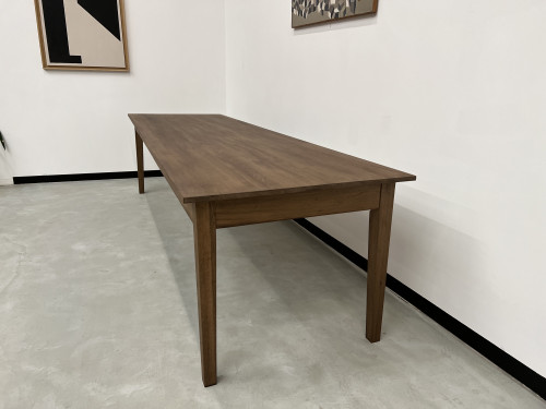 Grande table de ferme 300 X 90 cm "Dark Brown", vue 6