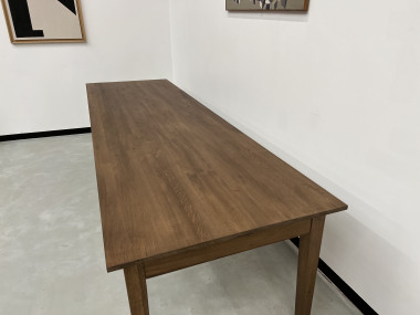 Grande table de ferme 300 X 90 cm "Dark Brown", vue 7