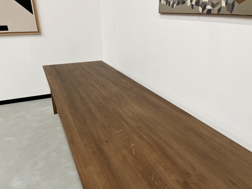 Grande table de ferme 300 X 90 cm "Dark Brown", vue 8