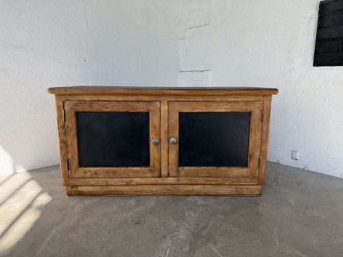 Petit meuble de rangement en pin à 2 portes, vue 24