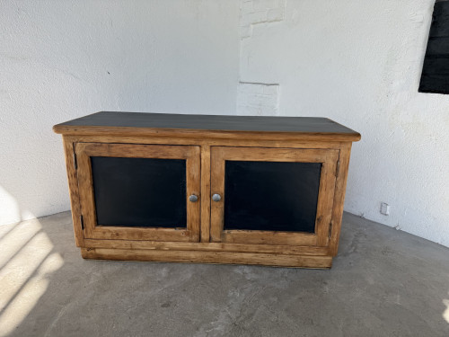 Petit meuble de rangement en pin à 2 portes, vue 25