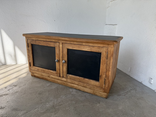 Petit meuble de rangement en pin à 2 portes, vue 26