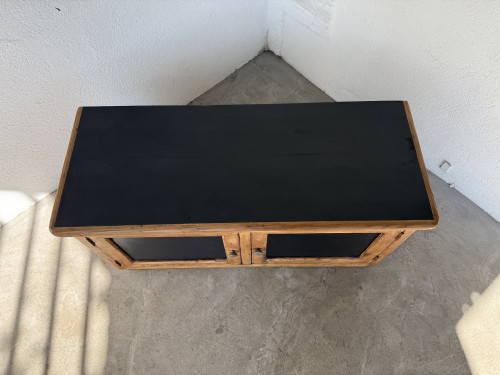 Petit meuble de rangement en pin à 2 portes, vue 28
