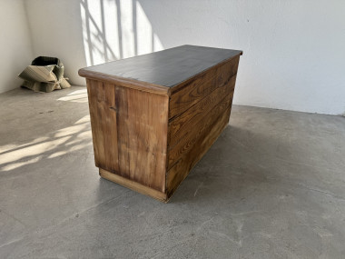 Petit meuble de rangement en pin à 2 portes, vue 30