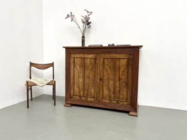 Grand buffet art déco en noyer, 1930, vue 2