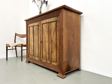 Grand buffet art déco en noyer, 1930, vue 8