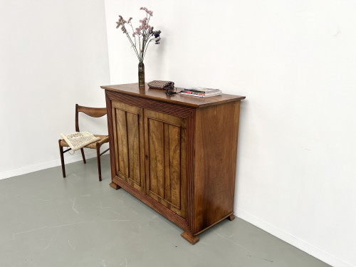 Grand buffet art déco en noyer, 1930, vue 9