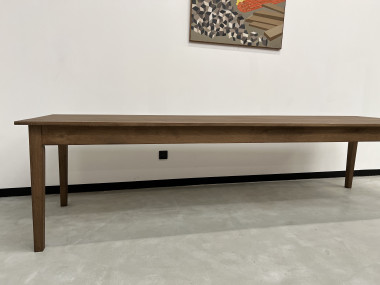 Grande table de ferme 300 X 90 cm "Dark Brown", vue 11