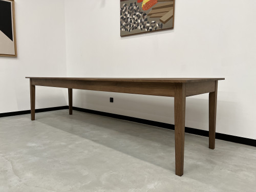 Grande table de ferme 300 X 90 cm "Dark Brown", vue 12