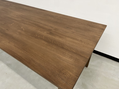 Grande table de ferme 300 X 90 cm "Dark Brown", vue 13