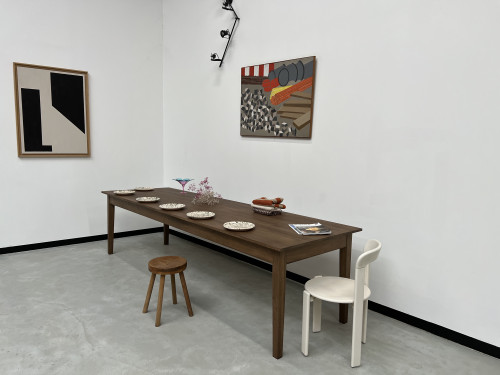 Grande table de ferme 300 X 90 cm "Dark Brown", vue 14