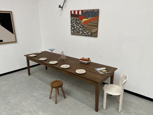 Grande table de ferme 300 X 90 cm "Dark Brown", vue 15