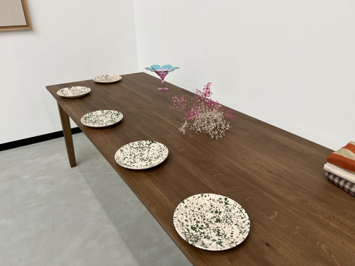 Grande table de ferme 300 X 90 cm "Dark Brown", vue 18